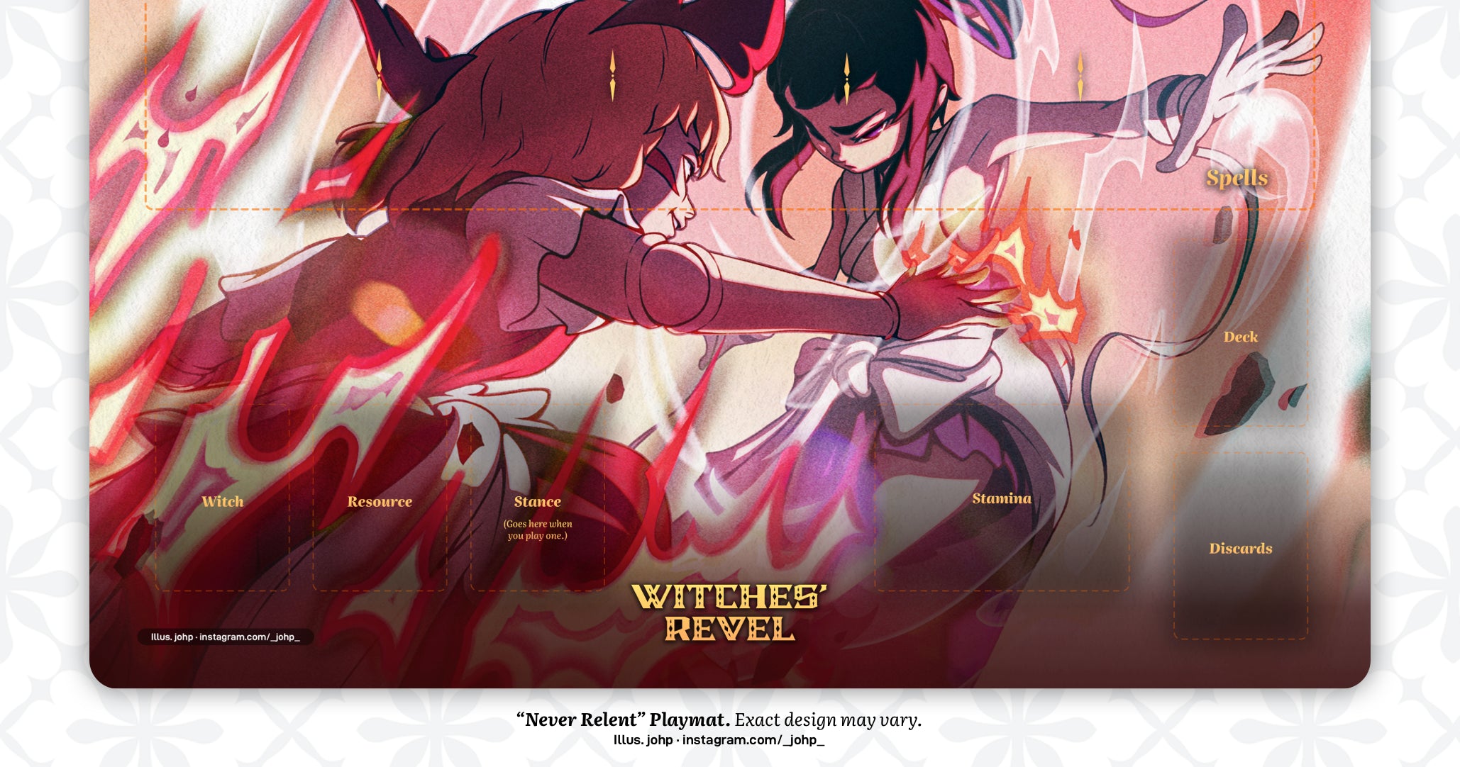 Playmat: "Never Relent"