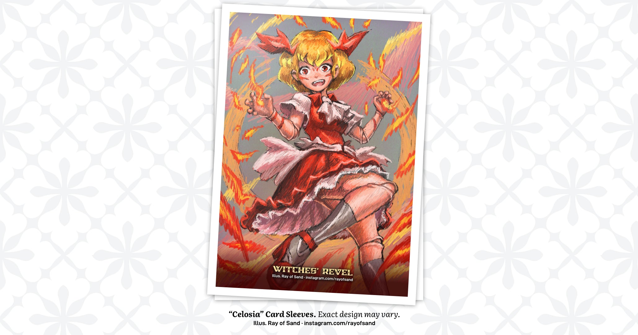 Card Sleeves: "Celosia"